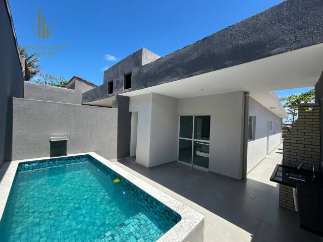 #C370 - Casa com Piscina para Venda em Itanhaém - SP - 1